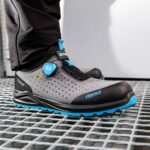 Работни обувки JETT ULTRA S1PS ESD GREY/BLUE – удобни работни обувки S1P за склад и логистика