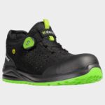 Работни обувки JETT S1PS ESD BLACK/GREEN – удобни работни обувки S1P за склад и логистика
