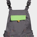 Работен полугащеризон PRISMA LIGHT STRETCH GREY/GREEN – работно облекло с високо качество и комфорт