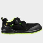 Работни сандали JETT S1PS ESD BLACK/GREEN – работно облекло с високо качество и комфорт