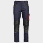 Работен панталон KASTOR STRETCH DARK BLUE/RED – работно облекло с високо качество и комфорт