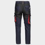 Работен панталон KASTOR STRETCH DARK BLUE/RED – работно облекло с високо качество и комфорт