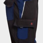 Работен панталон PRISMA SOFTSHELL 2.0 BLACK/DARK BLUE – работно облекло с високо качество и комфорт