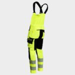 Работен полугащеризон REVOLT HV 4STRETCH YELLOW – работно облекло с високо качество и комфорт