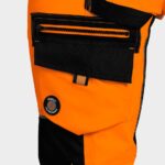 Работен полугащеризон REVOLT HV 4STRETCH ORANGE – работно облекло с високо качество и комфорт