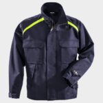 Работно яке за заваряване FRISTADS FLAME WELDING DARK BLUE – работно облекло с високо качество и комфорт Работно яке за заваряване FRISTADS FLAME WELDING DARK BLUE – работно облекло с високо качество и комфорт