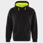 Суитшърт FRISTADS HOODED STRETCH BLACK – работно облекло с високо качество и комфорт