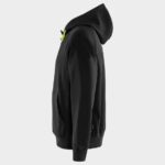 Суитшърт FRISTADS HOODED STRETCH BLACK – работно облекло с високо качество и комфорт