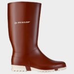 Дамски гумени ботуши Dunlop Sport BURGUNDY/WHITE – работно облекло с високо качество и комфорт