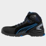 Работни обувки PUMA RIO BLACK MID S3 SRC – защитни работни обувки S3 за професионална употреба