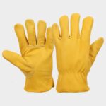 Зимни кожени ръкавици GOLDFINCH WINTER – работно облекло с високо качество и комфорт