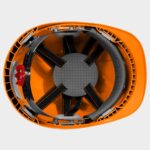 Защитна каска STENSO ORANGE – работно облекло с високо качество и комфорт