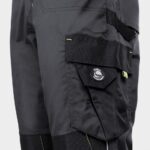 Работен полугащеризон PRISMA SPANDEX GREY/BLACK - Image 3