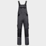 Работен полугащеризон PRISMA SPANDEX GREY/BLACK - Image 5