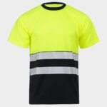 Сигнална тениска PRISMA HV YELLOW/BLACK