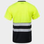 Сигнална тениска PRISMA HV YELLOW/BLACK - Image 3