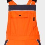 Сигнален полугащеризон COLLINS SUMMER HV ORANGE – работно облекло с високо качество и комфорт