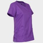 Дамска медицинска туника VICTORIA DARK PURPLE - Image 5