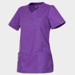 Дамска медицинска туника VICTORIA DARK PURPLE - Image 6