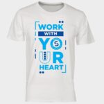 Тениска с лого PAYPER SUNSET WHITE – работно облекло с високо качество и комфорт