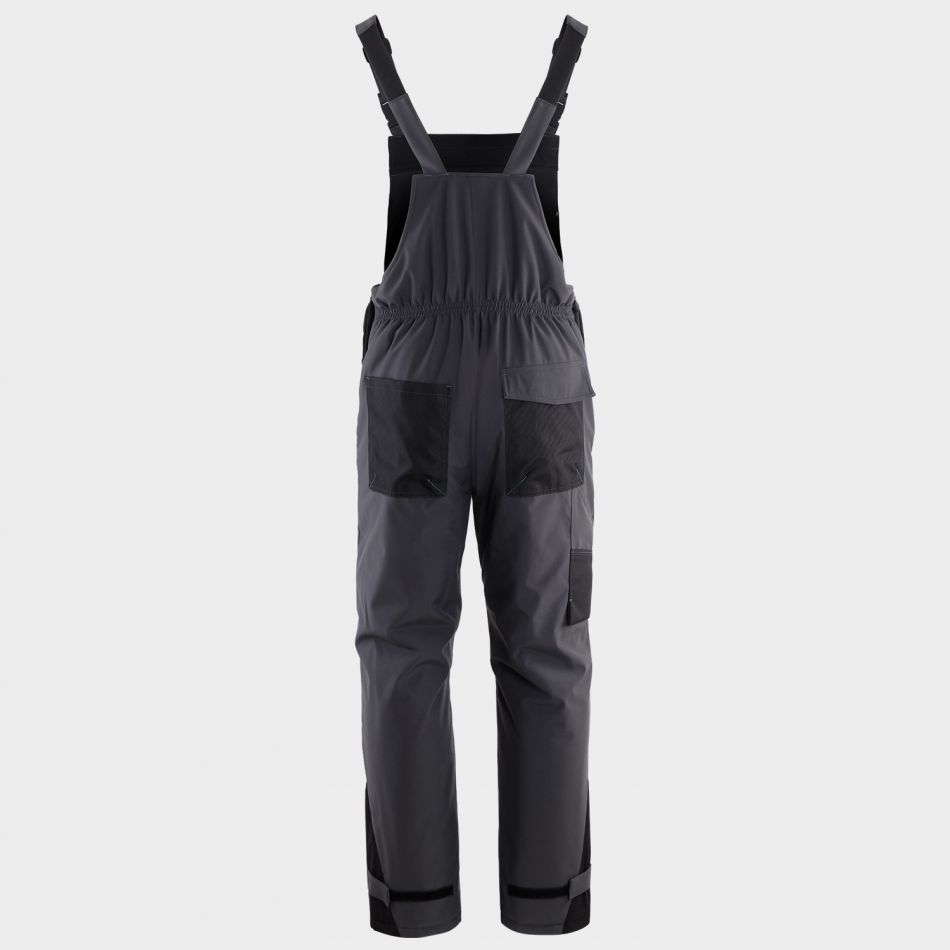 Работен полугащеризон REVOLT SOFTSHELL WINTER GREY/BLACK – работно облекло с високо качество и комфорт Работен полугащеризон REVOLT SOFTSHELL WINTER GREY/BLACK – работно облекло с високо качество и комфорт