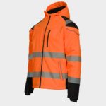 Сигнално софтшел яке PRISMA HV ORANGE – работно облекло с високо качество и комфорт