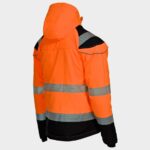 Сигнално софтшел яке PRISMA HV ORANGE – работно облекло с високо качество и комфорт