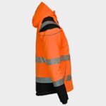 Сигнално софтшел яке PRISMA HV ORANGE – работно облекло с високо качество и комфорт