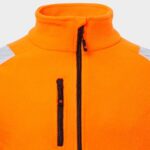 Сигнален суитшърт PRISMA HV ORANGE FLEECE – работно облекло с високо качество и комфорт Сигнален суитшърт PRISMA HV ORANGE FLEECE – работно облекло с високо качество и комфорт