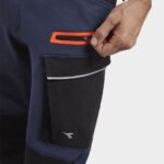Работен панталон DIADORA PANT HYBRID CARGO BLACK/BLUE – работно облекло с високо качество и комфорт