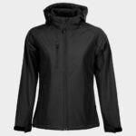 Дамско софтшел яке REEF BLACK – работно облекло с високо качество и комфорт