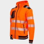 Сигнален суитшърт PRISMA HV 2.0 ORANGE – работно облекло с високо качество и комфорт