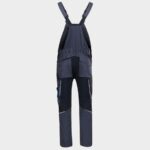Работен полугащеризон REVOLT 4STRETCH GREY/BLACK/PETROL – работно облекло с високо качество и комфорт