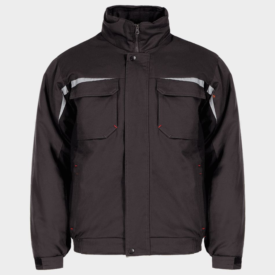 Работно яке KASTOR WINTER GREY COTTON GREY/BLACK – работно облекло с високо качество и комфорт Работно яке KASTOR WINTER GREY COTTON GREY/BLACK – работно облекло с високо качество и комфорт