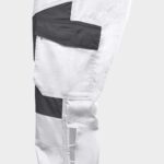 Работен полугащеризон EOS STRETCH WHITE/GREY – работно облекло с високо качество и комфорт