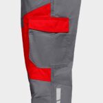 Работен панталон EOS STRETCH RED/GREY – работно облекло с високо качество и комфорт