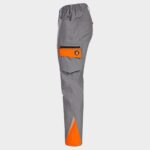 Работен панталон PRISMA LIGHT STRETCH GREY/ORANGE – работно облекло с високо качество и комфорт