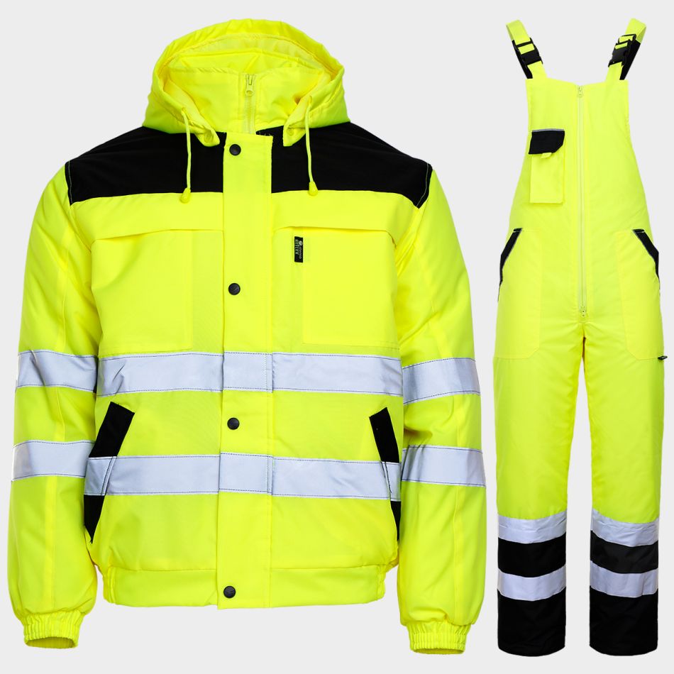 Сигнален комплект COLLINS HV YELLOW WINTER – работно облекло с високо качество и комфорт Сигнален комплект COLLINS HV YELLOW WINTER – работно облекло с високо качество и комфорт