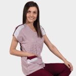 Дамска работна туника ZEBRA BORDEAUX - Image 2