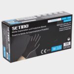 Еднократни ръкавици от нитрил SETINO NITRILE BLACK - Image 3