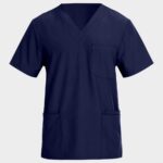 Мъжка медицинска туника NOBBY NAVY BLUE – удобно медицинско облекло за лекари и медицински персонал