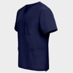 Мъжка медицинска туника NOBBY NAVY BLUE – удобно медицинско облекло за лекари и медицински персонал