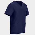 Мъжка медицинска туника NOBBY NAVY BLUE – удобно медицинско облекло за лекари и медицински персонал