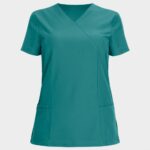 Дамска медицинска туника NOBBY TEAL – удобно медицинско облекло за лекари и медицински персонал