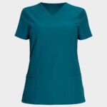 Дамска медицинска туника NOBBY PETROL – удобно медицинско облекло за лекари и медицински персонал