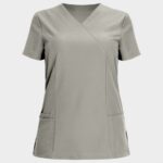 Дамска медицинска туника NOBBY LIGHT GREY – удобно медицинско облекло за лекари и медицински персонал
