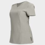 Дамска медицинска туника NOBBY LIGHT GREY – удобно медицинско облекло за лекари и медицински персонал