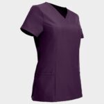 Дамска медицинска туника NOBBY PURPLE – удобно медицинско облекло за лекари и медицински персонал