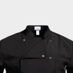 Туника за готвачи с къс ръкав NAPOLI 2.0 BLACK – професионално облекло за хотели, ресторанти и обслужване