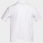 Туника за готвачи с къс ръкав NAPOLI 2.0 WHITE – професионално облекло за хотели, ресторанти и обслужване